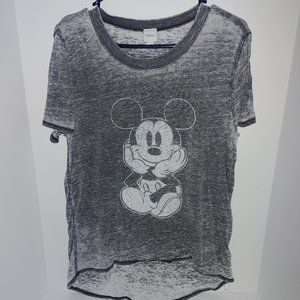 Heather Gray Women's XL Mickey Mouse short sleeve t-shirt Disney brand